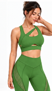 Women <b>Yoga</b> Set Cross Back Sports Bra High Waist Leggings Two Piece Seamless Stretch Workout Suit Gym Fitness <b>Pilates</b> <b>Yoga</b> Active - Product Image 5