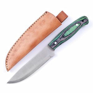 Cuchillo de Caza de Acero Inoxidable Nordic Forge, Hoja Fija de Grado Industrial, Punta Caída, Borde Biselado, 10 Pulgadas de Largo - Product Image 1