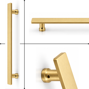 Flat <b>Wardrobe</b> Handle With Matte <b>Antique</b> Finish Decorative Furniture Pull For Cabinet Doors Drawers And Interior Hardware - Product Image 1