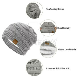 Vente directe usine, faible MOQ, haute qualité, bonnets 100% laine respirants et imperméables, prix abordable, conception personnalisée sous marque privée pour - Product Image 3