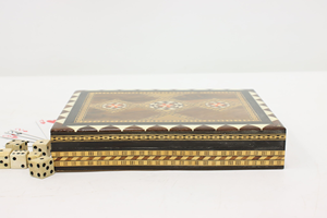 Boîte à bijoux en bois de style marocain avec incrustations en os, de haute qualité, fabriquée à la main, capacité personnalisable, coffre de rangement décoratif pour articles de luxe - Product Image 4