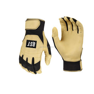 Guantes de Bateo de Béisbol OEM en Oferta, Guantes de Cuero Personalizados al por Mayor, Cierre de Botón Ambidiestro, Cómodos y Antideslizantes para Adultos - Product Image 6