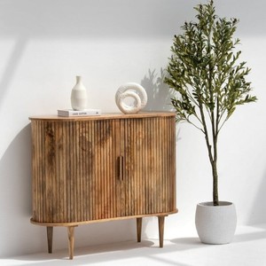 Buffet en bois Vandana Pebble Ultra pour des intérieurs modernes élégants, adaptés à l'intérieur et à l'extérieur - Product Image 3