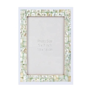 Hot Selling Mother of Pearl <b>Photo</b> <b>Frame</b> Gray Tiles Pattern Display Ideal Home & Office Decor Gifted Mop <b>Photo</b> <b>Frame</b> in India - Product Image 3