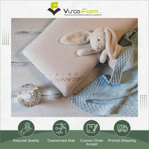 Almohada Viscoelástica para Bebé de Espuma de Memoria Ergonómica y Suave de la Más Alta Calidad y Más Vendida a un Precio de Mercado Razonable - Product Image 2
