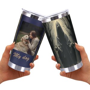 Stainless Steel Tumbler 20oz Insulated Double Wall Travel Mug With Lid <b>For</b> Cold <b>Hot</b> <b>Drinks</b> - Product Image 2