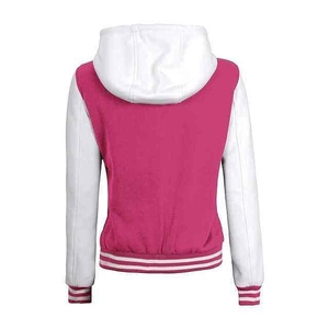 Veste pour femme durable, veste varsity de qualité supérieure, confortable, respirante, chaude pour l'hiver, logo personnalisé, vêtement décontracté pour tous les jours - Product Image 5