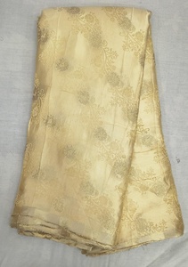 Tela de Crepé Jacquard de Seda Pura con Diseño Floral, Material Textil al por Mayor para Vestidos, Saris y Trajes de Mujer - Product Image 5