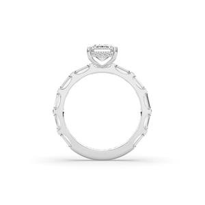 Elegante Anillo de Diamante Creado en Laboratorio de 3.28 Quilates, Oro Amarillo de 10KT/14KT, Estilo Único y Ligero, Anillo de Promesa para Regalo de Aniversario - Product Image 3