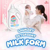 Détergent à lessive liquide à base de lait My Hao, soin des peaux sensibles, formule concentrée nettoyante et antibactérienne