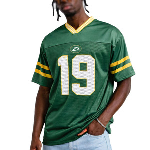 ชุดฟุตบอลอเมริกันแบบซับลิเมชั่น เสื้อฟุตบอลสำหรับผู้ชาย ผ้าตาข่ายโพลีเอสเตอร์ เสื้อฟุตบอลเรียบแบบสวมหัว ชุดกีฬา - Product Image 1