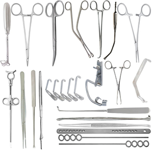 ชุดเครื่องมือผ่าตัดช่องท้องแบบ Laparotomy จำนวน 83 ชิ้น ทำจากสแตนเลสสตีล ชุดผ่าตัดหน้าท้อง ใช้ซ้ำได้ - Product Image 6