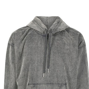 Sweat à capuche décontracté personnalisé pour homme, coupe classique, délavé, couleur unie, séchage rapide, respirant, avec poches - Product Image 6