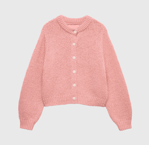 Pull-over tendance à col en V rayé avec fermeture boutonnée, tricoté et respirant, style européen, coupe ajustée, doux pour un usage quotidien - Product Image 1