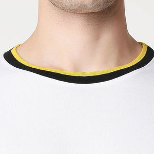 T-shirts unisexes respirants de qualité supérieure, entièrement personnalisables, faible MOQ, col rond, 100% coton, coupe ample, fabriqués par le fabricant - Product Image 4