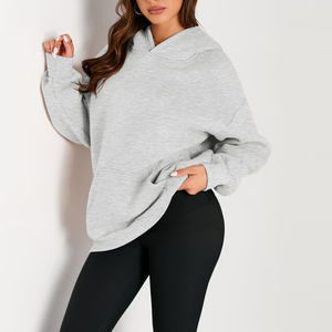Sweat à capuche oversize en coton premium pour femme – Vente en gros, meilleure vente, haute qualité, grandes tailles - Product Image 2
