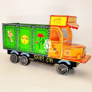 รถบรรทุกไม้เพ้นท์มือ The Perfect Bazaar - ของตกแต่งบ้าน - Product Image 5