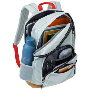 Lightweight <b>Nylon</b> <b>Backpack</b> Unisex Casual Softback Design Arcuate Shoulder Strap Zipper Closure 20-36L Geometric Pattern Durable - Product Image 1