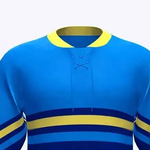 Jersey de Hockey sobre Hielo Personalizado para Invierno, Diseño Frontal del Equipo Impreso por Transferencia de Calor, Absorbe la Humedad, 100% Poliéster, Ropa Deportiva para Adultos - Product Image 3