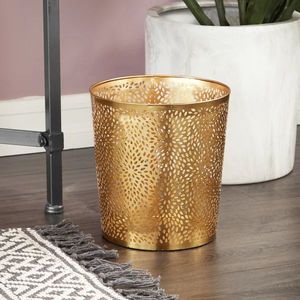 Cubo de Basura de Latón para Baño, Diseños y Tamaños Personalizables, Portátil, Resistente al Óxido, de Lujo, para Uso en Interiores - Product Image 3
