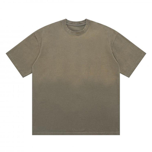 Wholesale <b>Plain</b> <b>White</b> Cotton T Shirt 230gsm Custom Printed Unisex Men <b>Tee</b> Bulk High Quality Supplier - Product Image 3