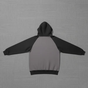 Sudaderas con capucha para hombre de alta calidad, color gris oscuro, tejido transpirable, bolsillo tipo canguro, estilo holgado, para uso en invierno. - Product Image 6