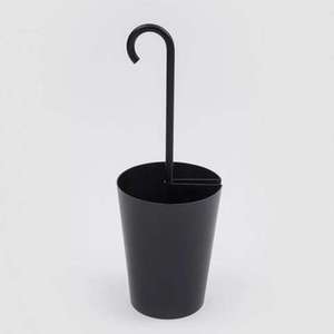 Paragüero Moderno de Metal Negro, Independiente, de Una Sola Cara, con Estructura de Marco con Recubrimiento en Polvo, Decoración para el Hogar - Product Image 1