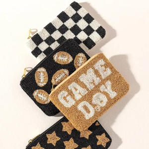 Monedero de mano con diseño moderno, bordado con cuentas, hecho a mano, con color personalizado para niña, por MD HANDICRAFTS - Product Image 1