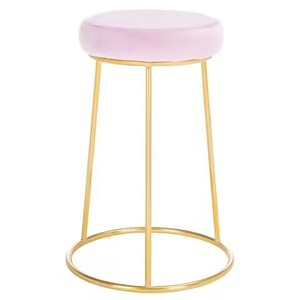 Export Quality Dark Wood Saddle Seat Curved Top Backless Bar Stool And Chair <b>Set</b> For Hotel Breakfast <b>Dining</b> Table Seating Use - Product Image 5