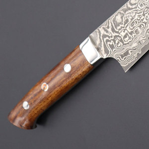 Cuchillo de Chef de Acero de Damasco con Mango Premium para Preparación de Alimentos, Uso en Restaurantes, Servicios de Catering y Hoteles - Product Image 6