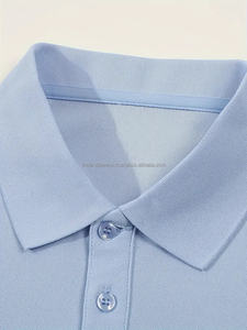 OEM al por mayor 65% algodón 35% poliéster manga larga hombres Polo camisetas personalizadas polos, hombres polos camisas - Product Image 3