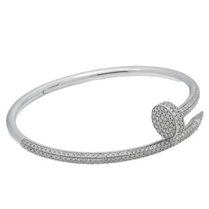 Bracelet en diamant Moissanite de qualité supérieure, bijou élégant et haut de gamme pour femme, idéal pour les occasions spéciales, cadeau tendance, fournisseur en gros - Product Image 1