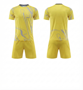 Uniformes de Fútbol Personalizados al por Mayor, Conjunto de Ropa Deportiva Moderna, Transpirable, de Secado Rápido, 100% Poliéster, OEM - Product Image 1