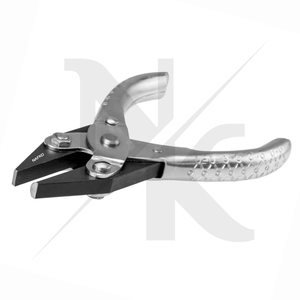 Jewelry Craft Tools 160mm Stainless Steel Half Flat Nose Plier DIY Jewelry Setting Craft Smooth Jaws ESD-Safe No Spring Bending - Product Image 3