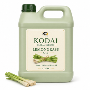 Aceite Esencial de Limoncillo de Tamil Nadu 100% Puro y Natural de Primera Calidad, Destilado al Vapor, para Aromaterapia y Cuidado Facial, Kodai Global Export - Product Image 1