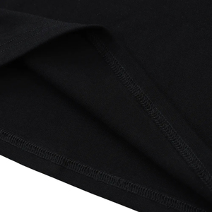 T-shirt Henley à manches courtes en coton lourd 260 GSM 100 % coton avec logo brodé personnalisé, coupe ample, col ras du cou, style streetwear pour homme - Product Image 5