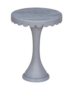 Metal Round Cake Stand Pedestal Cake Holder Scalloped <b>Table</b> Display for Wedding <b>Birthday</b> Party Dessert - Product Image 2