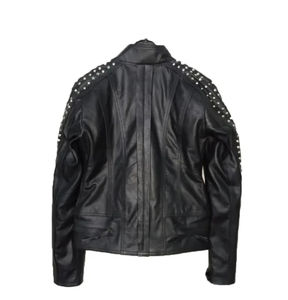 Chaqueta de Cuero de Diseño Profesional para Mujer, Chaqueta de Moda de Cuero de Piel de Oveja Original Transpirable, Talla Personalizada - Product Image 4