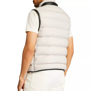 Gilet matelassé réversible personnalisé de haute qualité pour homme, avec logo sur mesure, respirant, léger, sans manches, chaud pour l'hiver - Product Image 2