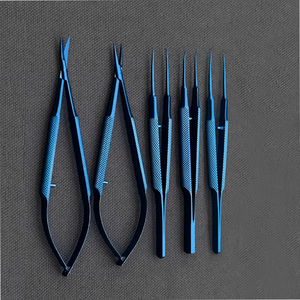 Kit de Instrumentos Microquirúrgicos de Titanio, Tijeras de 14 cm, Portaagujas, Pinzas, Herramientas de Microcirugía de Precisión - Product Image 4