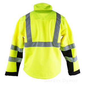 Veste de sécurité haute visibilité de qualité supérieure, coupe-vent, respirante, en tissu mesh, construction ingénierie, poches multifonctions - Product Image 2