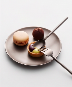 Ensemble de couverts minimalistes en métal, finition mate, résistant à la rouille, pour la restauration, fourchette, cuillère, couteau, pour une utilisation sur la table à manger - Product Image 5