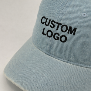 Casquette de baseball unisexe en coton non structuré, style vintage délavé, 6 panneaux, avec broderie de logo personnalisé, vente en gros ODM pour l'été - Product Image 3