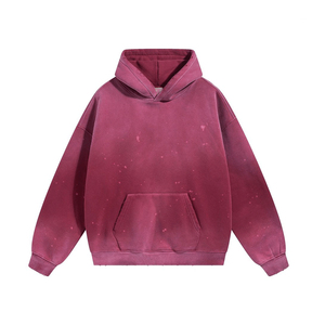Sweat à capuche surdimensionné OEM avec épaules tombantes, sweat à capuche graphique pour les marques de vêtements streetwear - Product Image 3