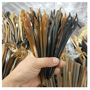 Bâtonnet en corne de buffle fait main, matériau en corne pour le coiffage des chignons et la décoration, fournisseur Vietnamien - Product Image 5