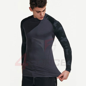 Camiseta de Protección Solar Anti UV de Manga Larga Personalizada para Hombre, para Natación en la Playa, Transpirable, con Color y Logotipo Personalizados, Servicio OEM - Product Image 2