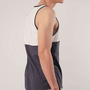 Workout Wear Custom Made Eco-Friendly Tank Top for Men Gym Clothing Breathable Quick Dry BLACK <b>LEAF</b> Made in Pakistan - Product Image 3