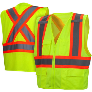Chaleco de Seguridad Ligero Reflectante, Ropa de Trabajo con Cierre Ajustable, Diseño Transpirable para Seguridad Industrial, Construcción y Actividades al Aire Libre - Product Image 1