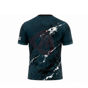 Custom Sublimation Wrestling T-Shirts for Men 100% <b>Polyester</b> Crew Neck Regular Fit Printed Technique Breathable Grappling <b>tshirt</b> - Product Image 4