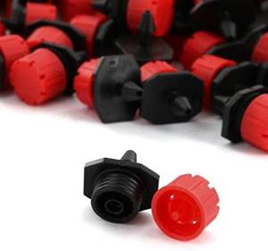 Microemisor de Goteo de 8 Orificios Ajustables para Tubo de 1/4 Pulgada, Sistema de Riego para Invernaderos, Jardines y Plantas en Maceta - Product Image 1